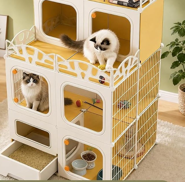 Cats get the multi-storey suites